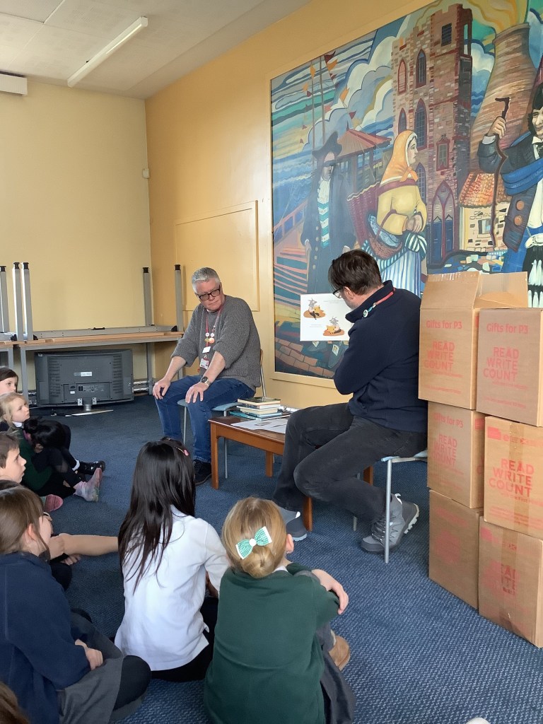 P3 Book Week Scotland Library Visit – St John's RC Primary School